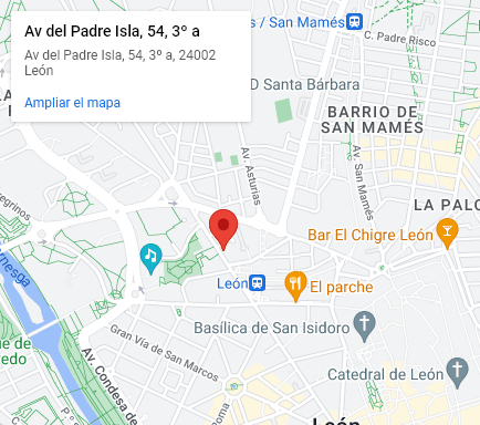 Mapa de ubicacin de nuestras oficinas